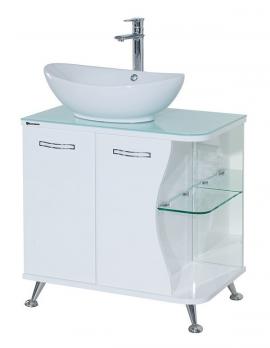 Тумба с раковиной Bellezza Рио 70 L белая