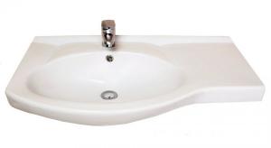 Тумба с раковиной Коралл 85 R белая