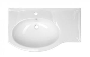 Тумба с раковиной Коралл 85 R белая