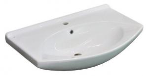 Тумба с раковиной Bellezza Лагуна 65 прямая бежевая