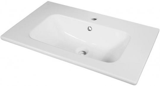 Тумба с раковиной Bellezza Луиджи 80 2 ящ. серая