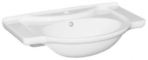 Тумба с раковиной Bellezza Мари 75 2 ящ. белая